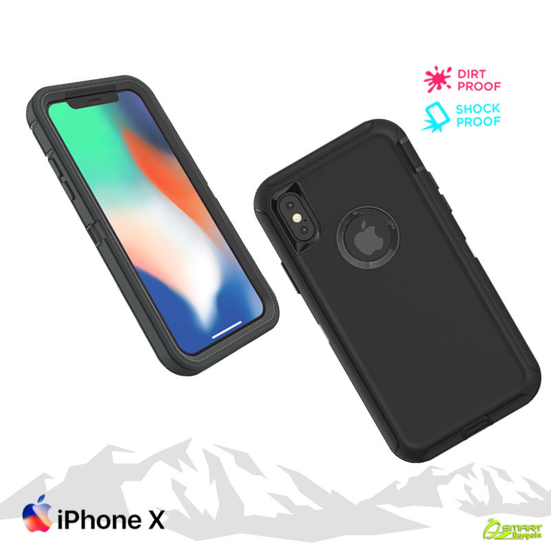 Iphone X Case Heavy Duty Black Tradesman Hard Heavy Duty