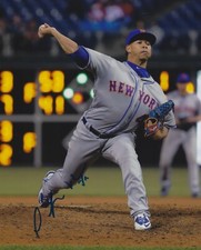 Hansel Robles Autographed Signed 8x10 Photo - MLB Mets Angels Red Sox - w/COA