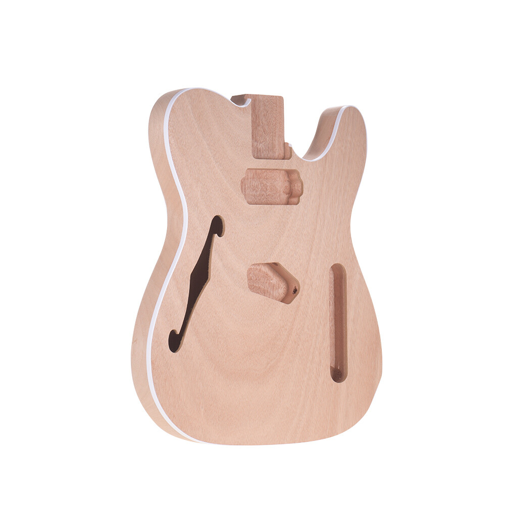 Unfinished Electric Guitar Body Blank Guitar Body Barrel DIY Mahogany