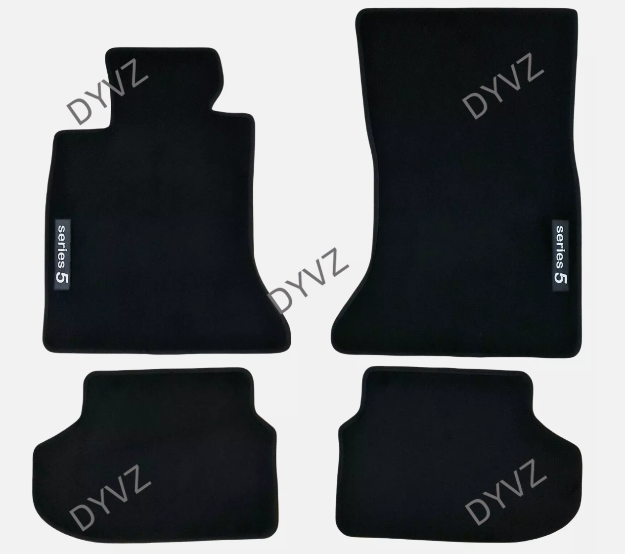 For BMW 5 F10 F11 M5 2010-2017 Car Floor Mats Black Carpet Waterproof Liners New