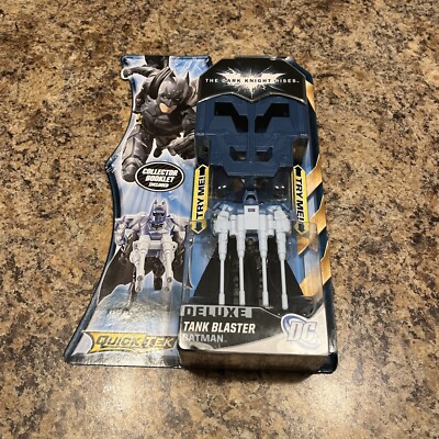 NIP New QuickTek Deluxe Tank Blaster DC Batman Figure The Dark Knight Rises