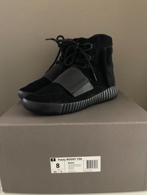Adidas Yeezy Boost 750 BLACK size 8 | eBay