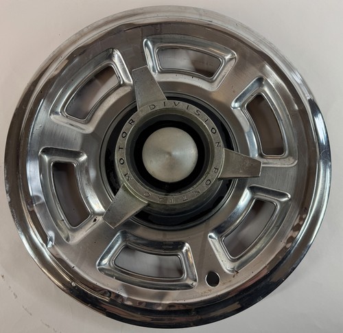 Pontiac GTO Tempest 1965 Full Set of 4 OEM Original Metal 15" Wheel Hubcaps - Picture 11 of 19
