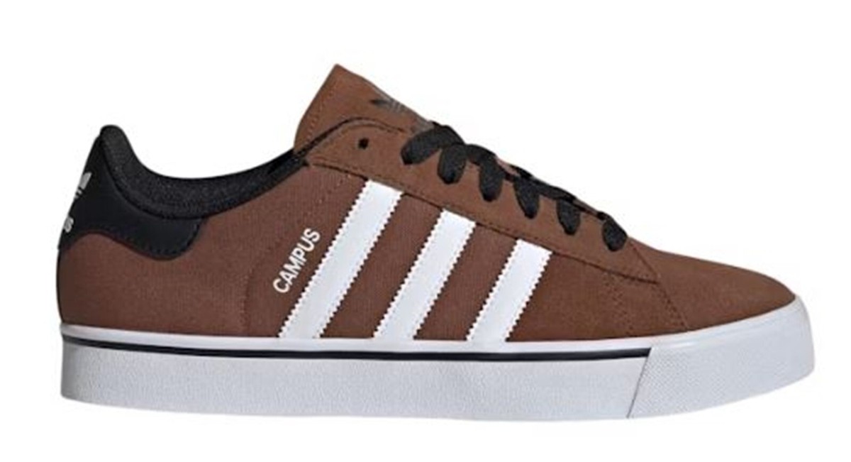 Size Adidas Campus Vulc Preloved Brown for sale online - Main Image