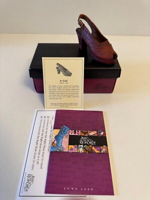Just The Right Shoe In Scale Schuhschmuck Figuren Sammlerstücke