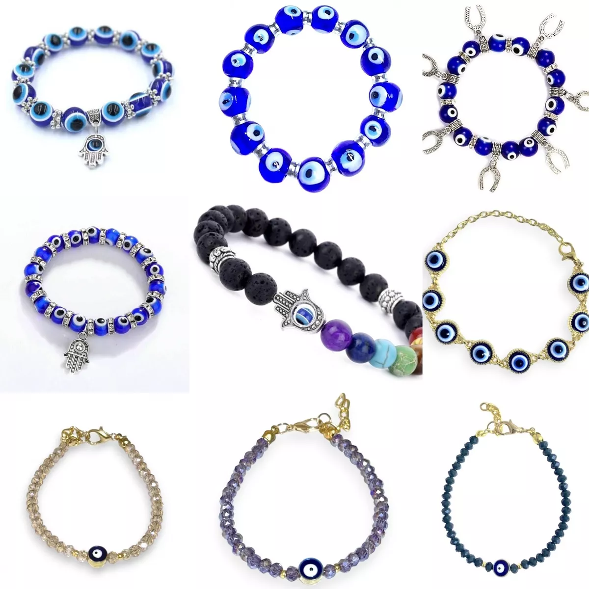 Blue eye bead bracelet online