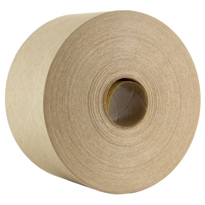 Reinforced Water Activated Tape 72mm x 450' K7000 240 Grade 72mm Kraft Natural