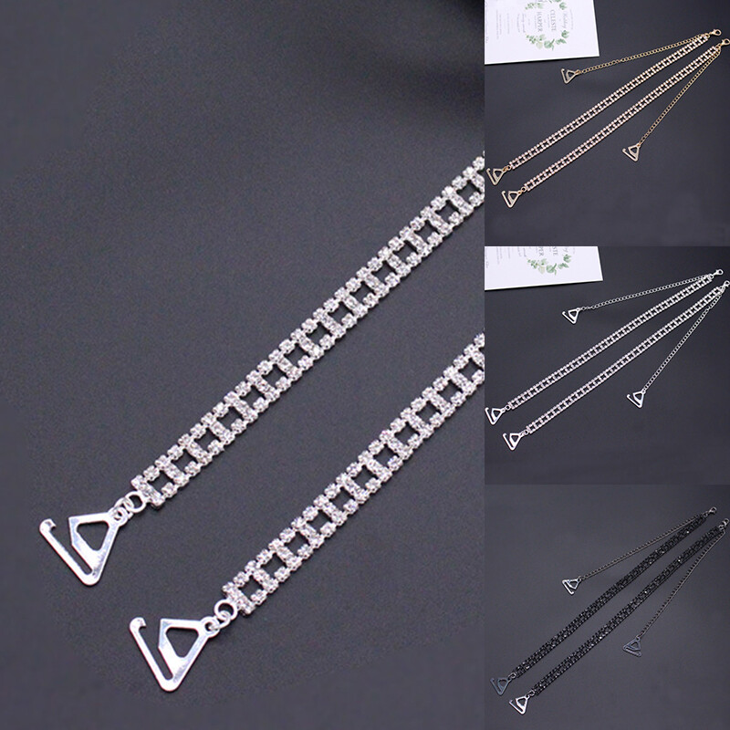 Women Rhinestone Bra Straps Diamond Bra Straps Replacement Adjustable Shoulder eBay