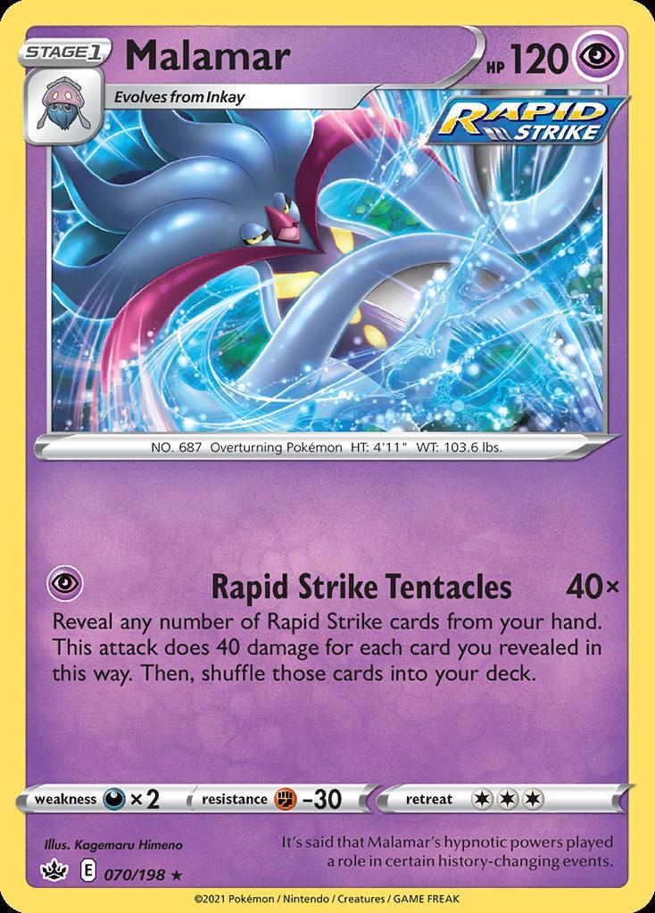 Pokemon Malamar (70/280) Chilling Reign LP