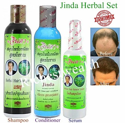 Jinda Hair Loss Treatment Growth Natural Herbal Shampoo