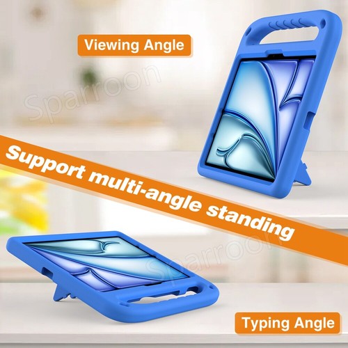For iPad Air Pro 11 13 2024 5/6/7/8/9/10th Kids Shockproof EVA Stand Case Cover - Picture 14 of 59