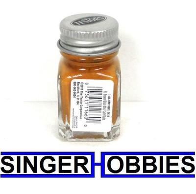 Testors 1166TT Enamel 1/4 oz Flat Military Brown NEW SEALED