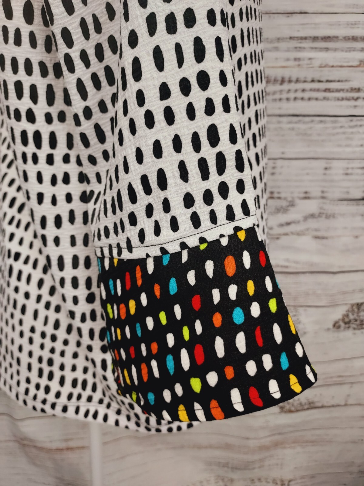 Multiples Jacket Small Petite White Black Lagenlo… - image 5