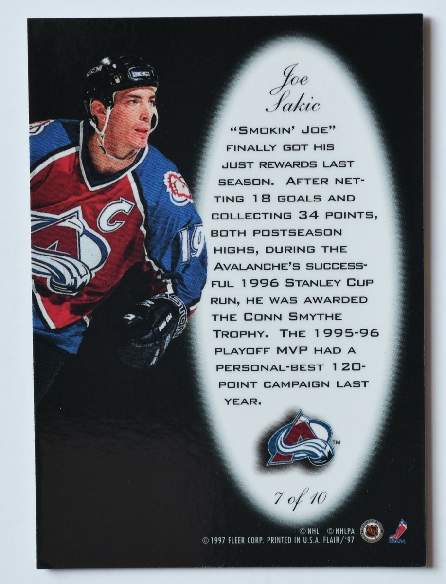 1st DemoCD / Fish and Lips ※サイン入り Steve Yzerman 1996-97 Fleer Flair Center Ice Spotlight #10