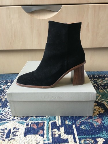 womens Jigsaw Conduit black suede ankle 