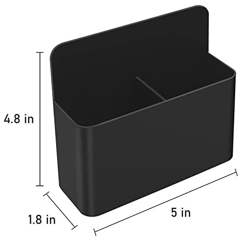 2 Pack Magnetic Dry Erase Marker Holder, Whiteboard Marker Holder, Magnet Black