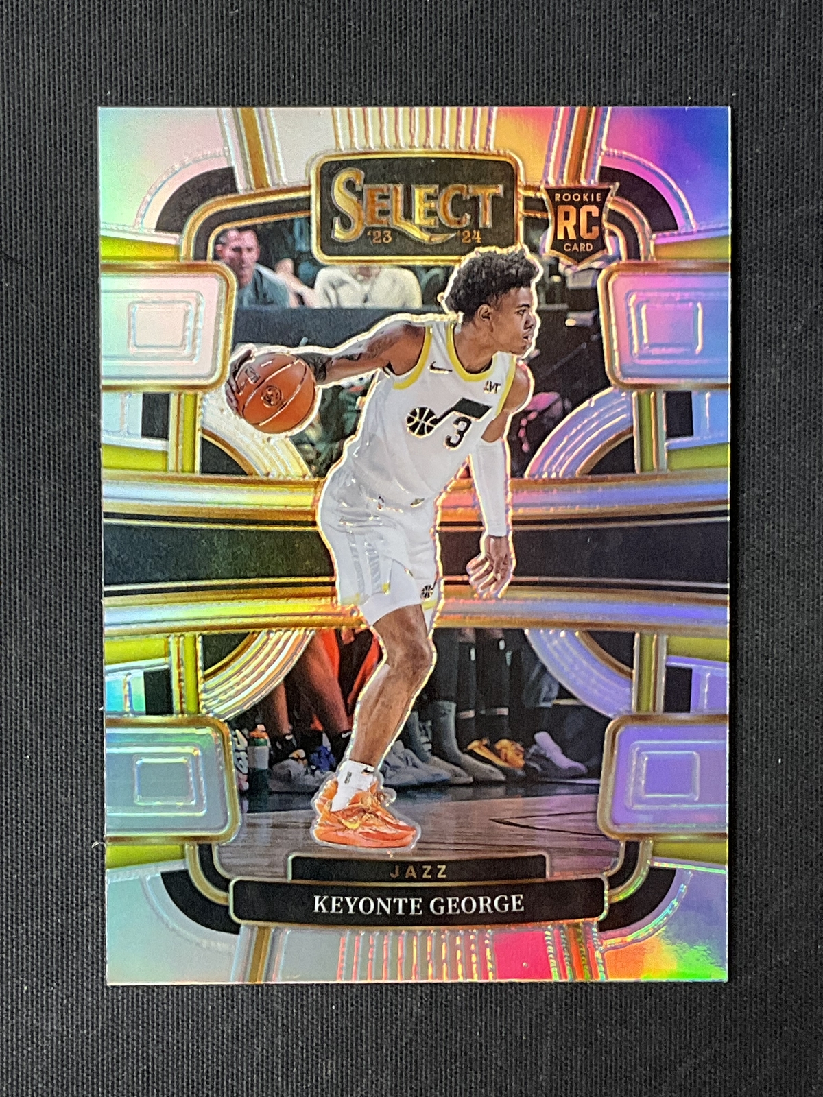 2023-24 Panini Select #75 Keyonte George Utah Jazz Silver Prizm RC!