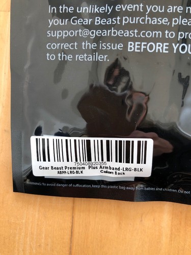 Gear Beast Sports Armband Case For Apple iPhone X, 6, 6s, 5 - Picture 5 of 5