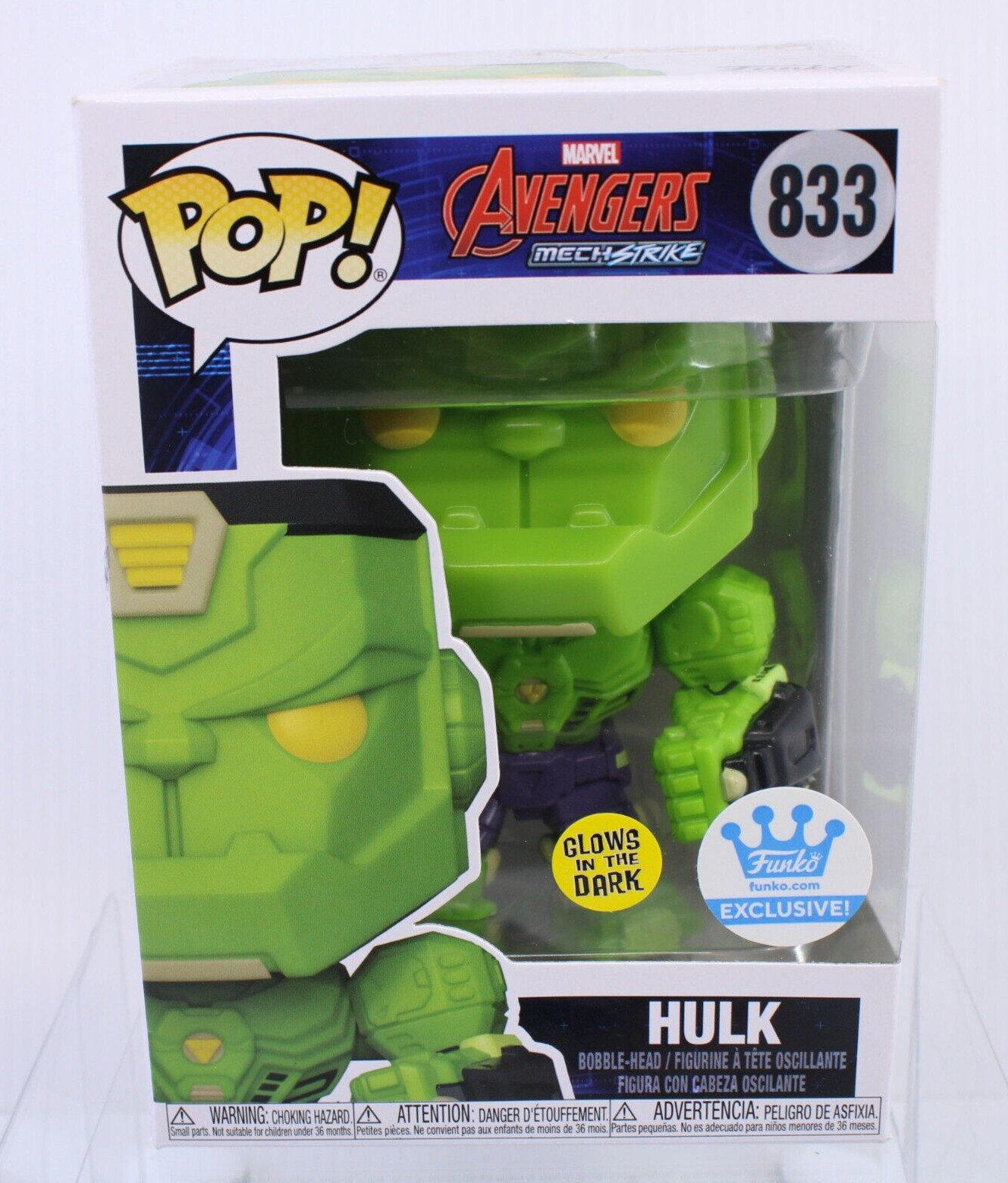 G5 Funko Pop Marvel Hulk Mech Strike Shop Exclusive Vinyl Figure 833