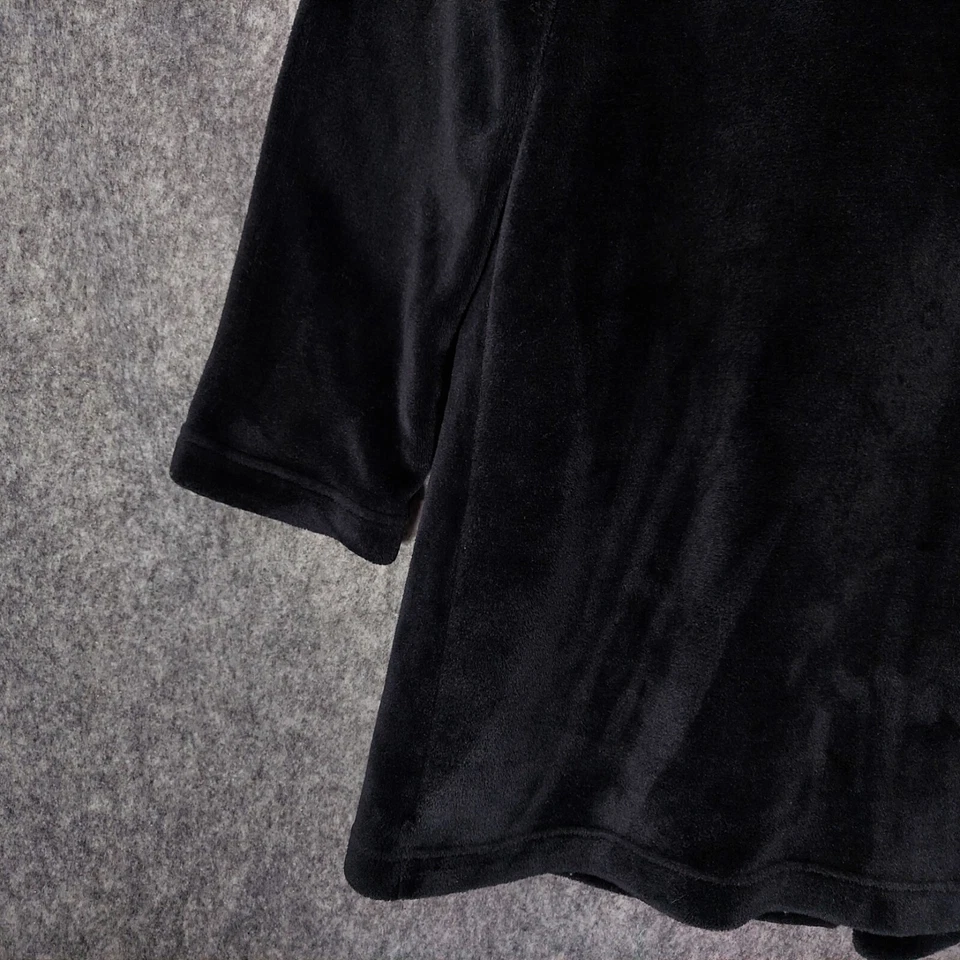 Sexy túnica Victoria's Secret Xs polar bordado logotipo manga larga kimono envolvente Foto 3 de 4