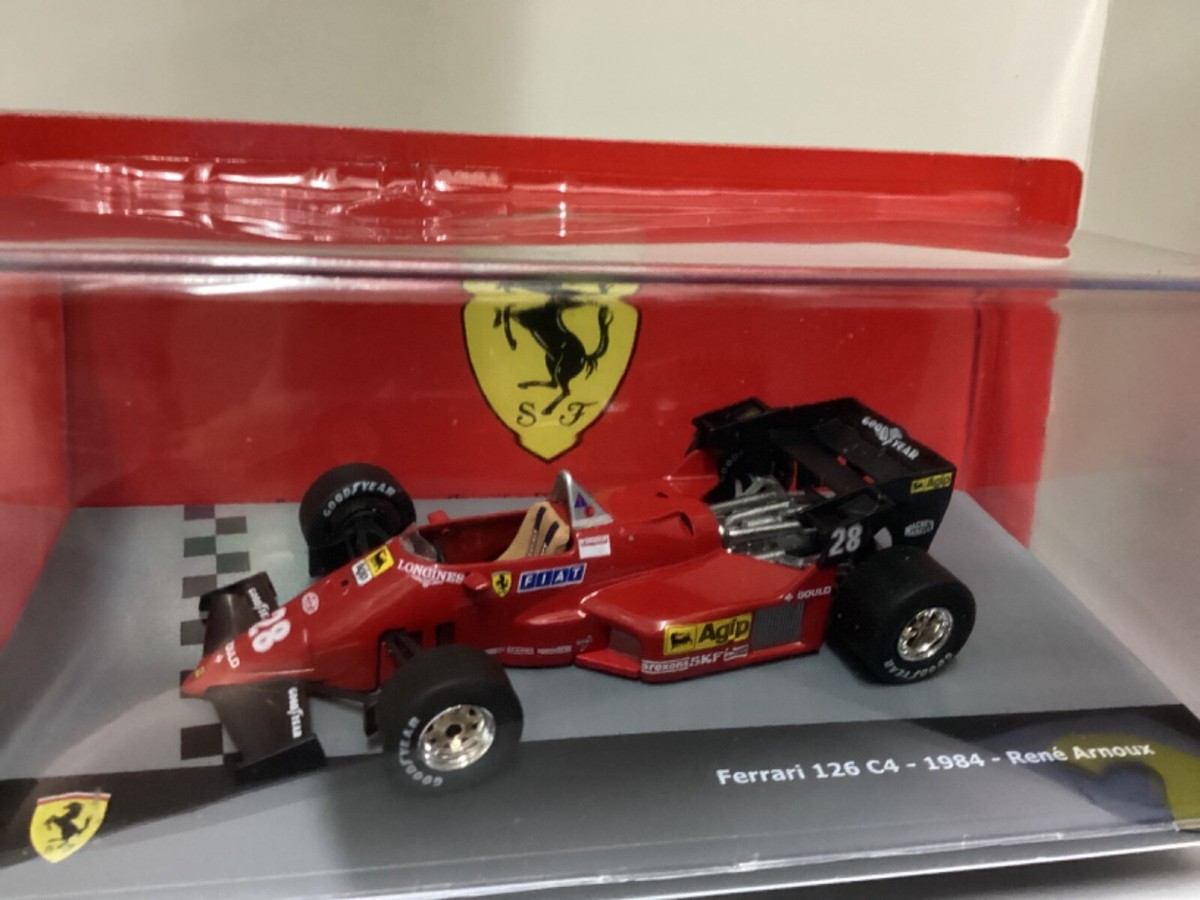 Bburago Ferrari 126 C4 Turbo 1/24(赤) BURAGO 6111 Scale 1/24 | FERRARI F1 126C4 N 27 SEASON 1984