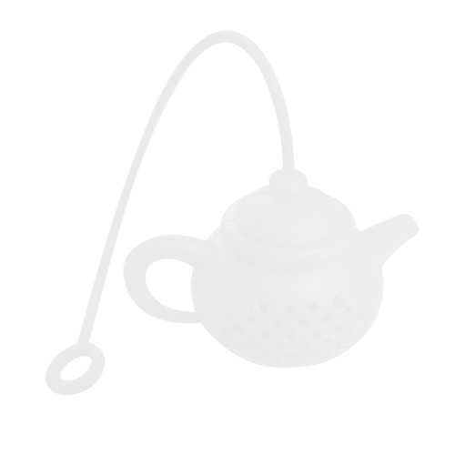 Creative Teapot-Shape Tea Infuser Strainer Tea Filter Reusable Silicone Teaware - Picture 26 of 28