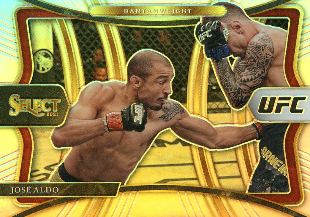 2021 Panini Select UFC JOSE ALDO Silver Prizm PREMIER LEVEL No 144
