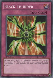 Black Thunder - DP11-EN027 - Common - 1st Edition x3 - Near Mint