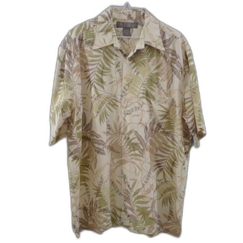 Tori Richards Silk Hawaiian Print Shirt L