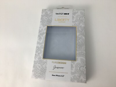tech21 Pure Design Liberty Grosvenor Phone Case Cover for iPhone Xs max Clear