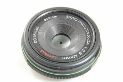 Excellent SMC Pentax DA 40mm F/2.8 f 2.8 Limited Pancake Excellent SMC Pentax DA 40mm F/2.8 f 2.8 Limited Pancake