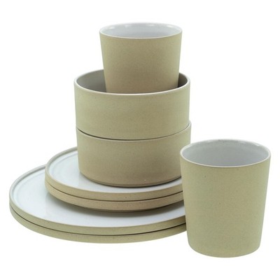 CreaTable 21533 Serie Futuro Kombiservice Set 8-tlg. Geschirrset  2 Personen