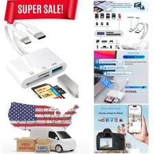 Lightning-Fast USB 3.0 SD Card Reader for iPad and Cameras - No App Required