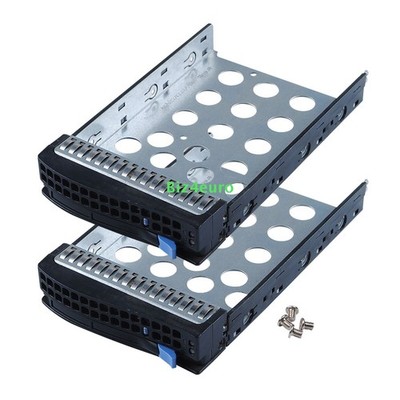2x Supermicro SC93301 3.5'' inch Hot-swap SAS / SATA Hard Disk Drive Caddy Tray