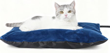 MARUNDA Outdoor Heated Cats Bed - 100 Waterproof Outdoor Heated Pet Bed with Do