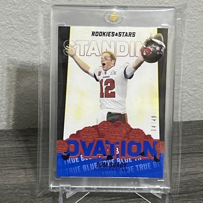 2021 Panini Rookies & Stars - Standing Ovation Tom Brady Blue 11/49  GOAT