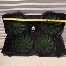 KLIM Cooling Pad 4-Fan USB-Powered Laptop Coo...