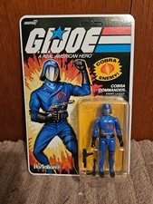 G.I. Joe Figure Super7 Reaction  Plus O Ring Wave 1 Cobra Commander
