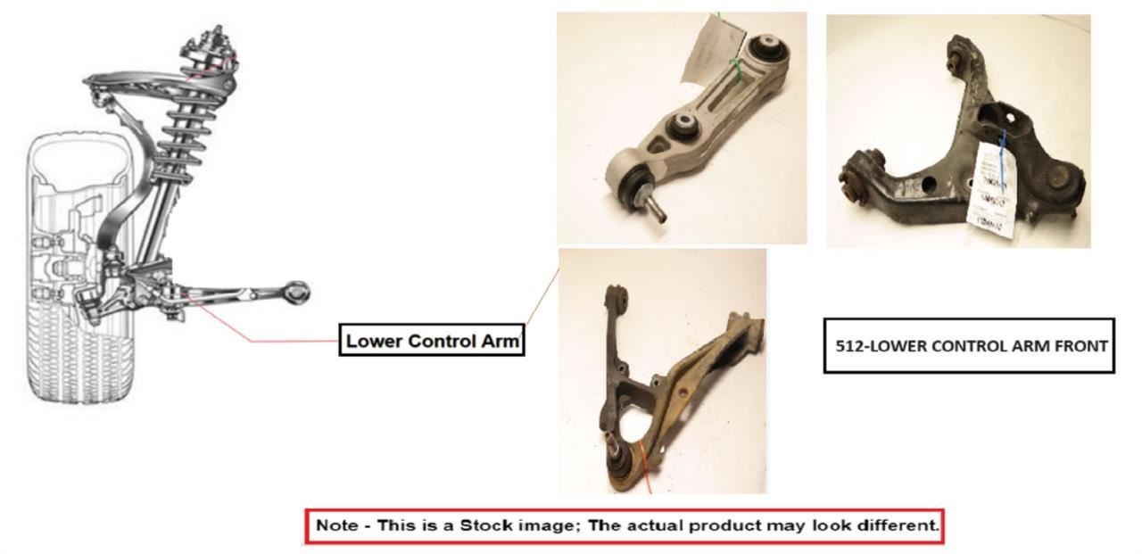 LEFT FRONT LOWER CONTROL ARM OEM 2016 MASERATI GHIBLI