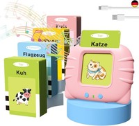 Guyucom Kinderspielzeug Ab 2 Jahre, Sprechende Lernkarten Deutsch,194 BläTter