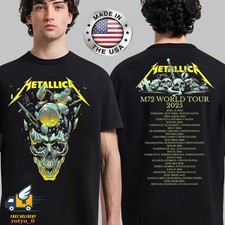 NEW Metallica M72 World Tour 2025 Limited Edition Unisex TM ON TREND