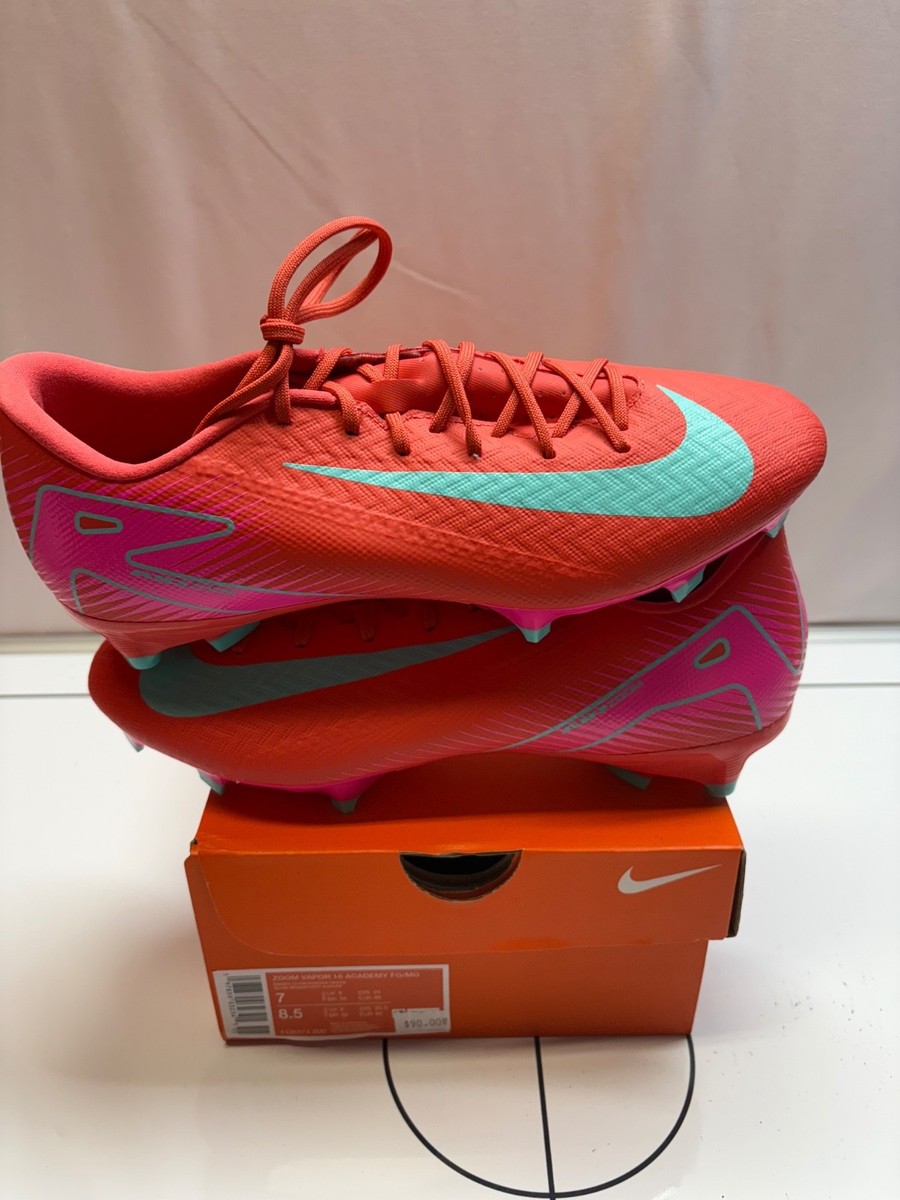 Nike Zoom Vapor 16 Academy FG/MG Size 7 Colorway Red/Baby Blue | eBay