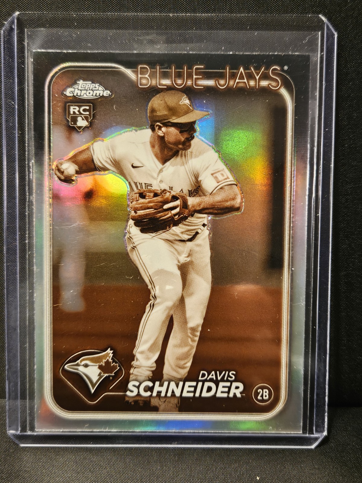 2024 Topps Chrome - Davis Schneider #290 Sepia Refractor (RC)