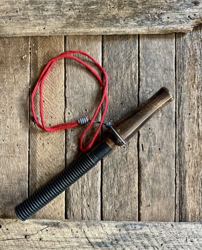 Old School Deer Grunt Call Hardwood Barrel w/ Lanyard| Hunting Call