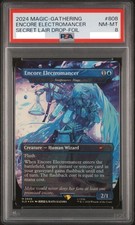PSA8 ENCORE ELECTRONICANCER 2024 MTG SECRET LAIR DROP FOIL #808