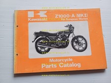 Kawasaki Z 1000 A3-A4 MK II 1979-80 catalogo ricambi originale