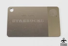 Starbucks Sterling Silver Limited Edition Keychain Gift Card