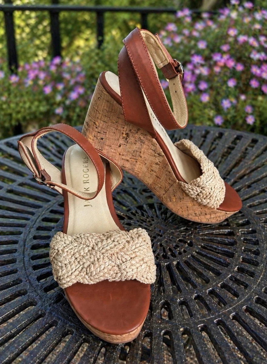 Jack Rogers Wedge High (3-3.9 in) Heel Height Sandals for  display picture 1
