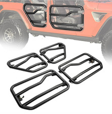 Front Tubular Tube Half Door Guards For 2018-24 Jeep Wrangler Jl Gladiator Jt Front Tubular Tube Half Door Guards For 2018-24 Jeep Wrangler Jl Gladiator Jt