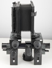 Sinar X Large Format 12" Rail 4x5 View Camera Body Front Rear Standards, Bellows